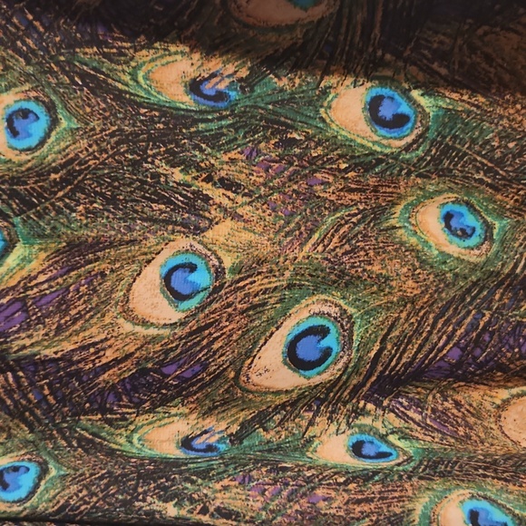 Peacock spaghetti strap dress - Picture 2 of 4